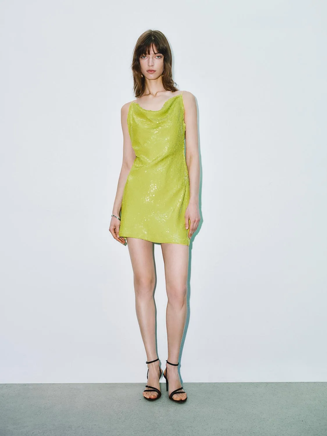 Sequin Cami A-Line Dresses sold by Urban Revivo product image thumbnail 3