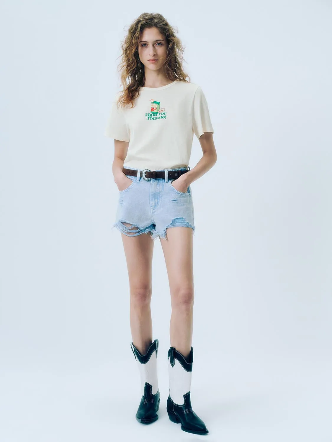 Printed Short Sleeve T-Shirts sold by Urban Revivo product image thumbnail 4