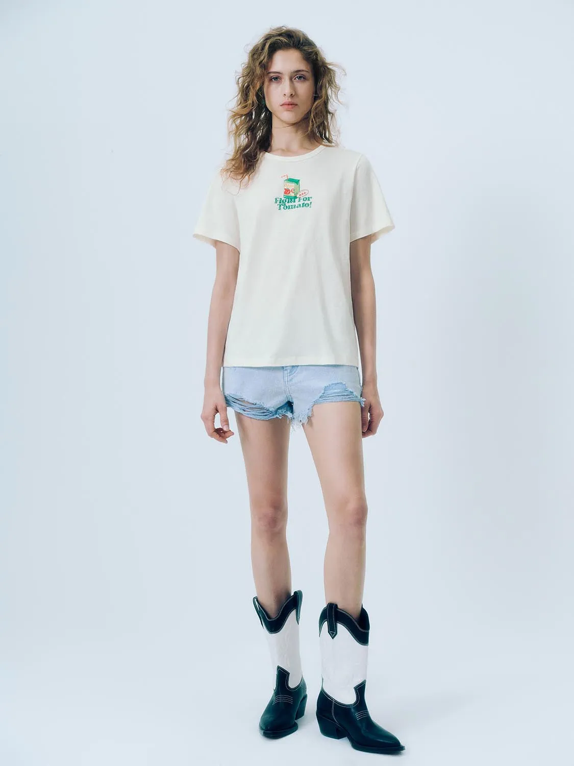 Printed Short Sleeve T-Shirts sold by Urban Revivo product image thumbnail 3