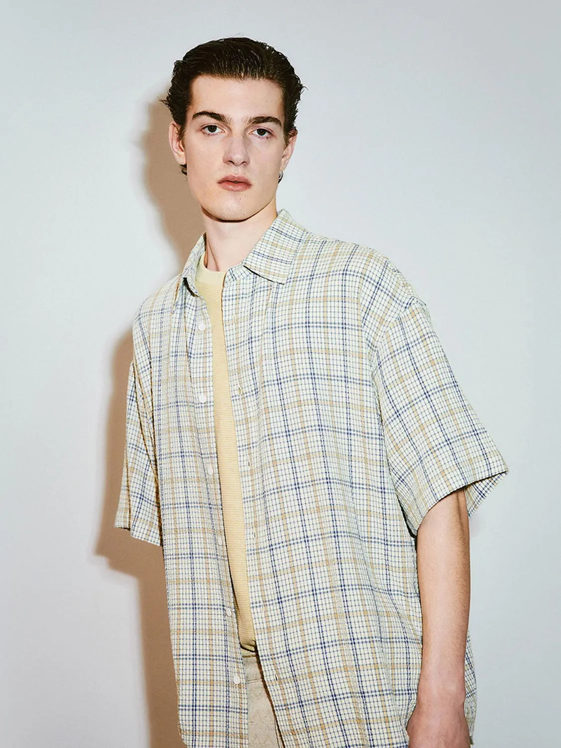 Plaid Short Sleeve Shirts sold by Urban Revivo product image thumbnail 3