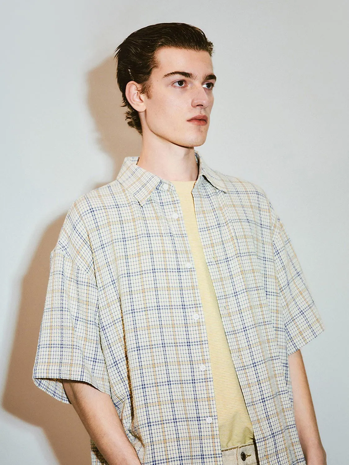 Plaid Short Sleeve Shirts sold by Urban Revivo product image thumbnail 5