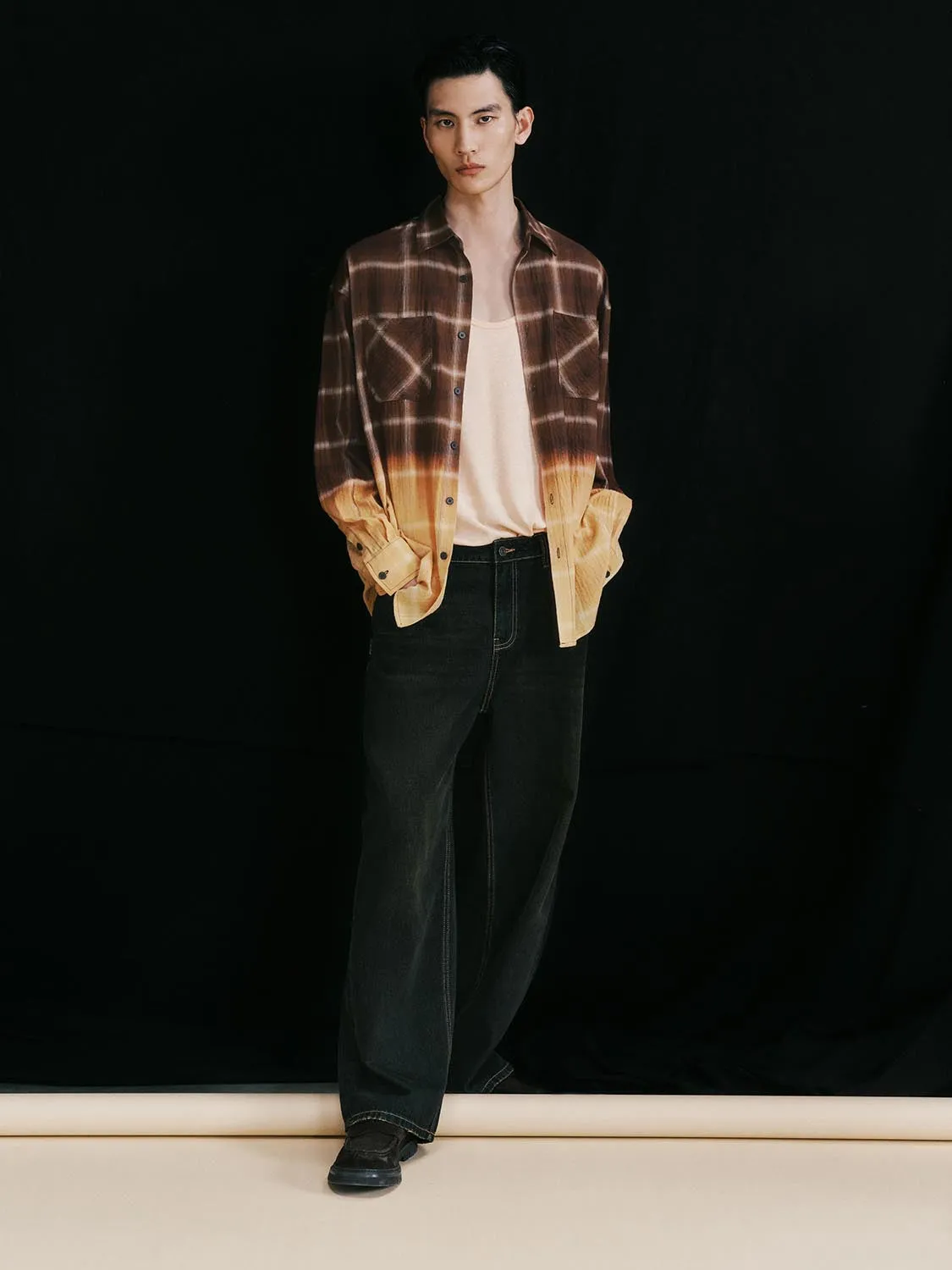 Plaid Long Sleeve Shirts sold by Urban Revivo product image thumbnail 5