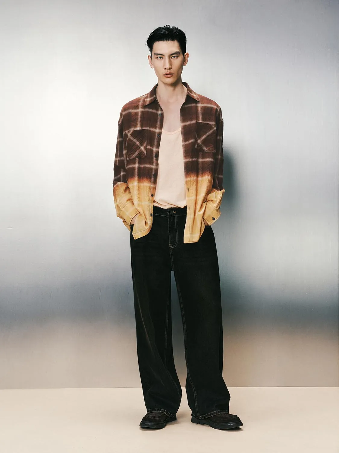 Plaid Long Sleeve Shirts sold by Urban Revivo product image thumbnail 3