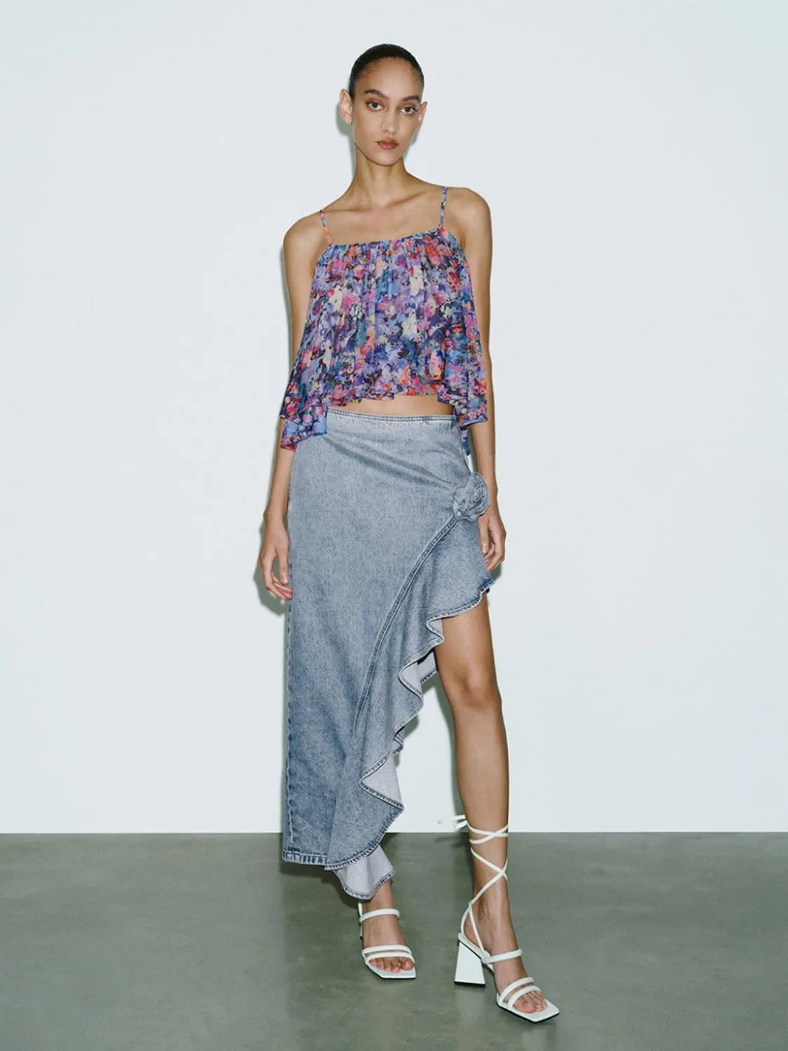 Floral Cami Tops sold by Urban Revivo product image thumbnail 4