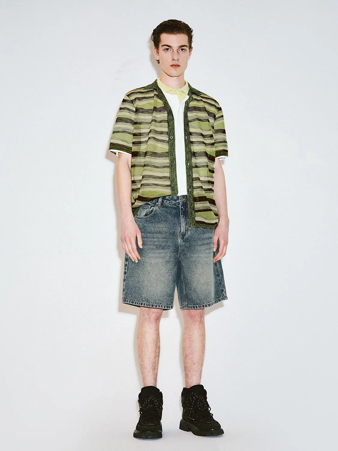 Denim Shorts sold by Urban Revivo product image thumbnail 5