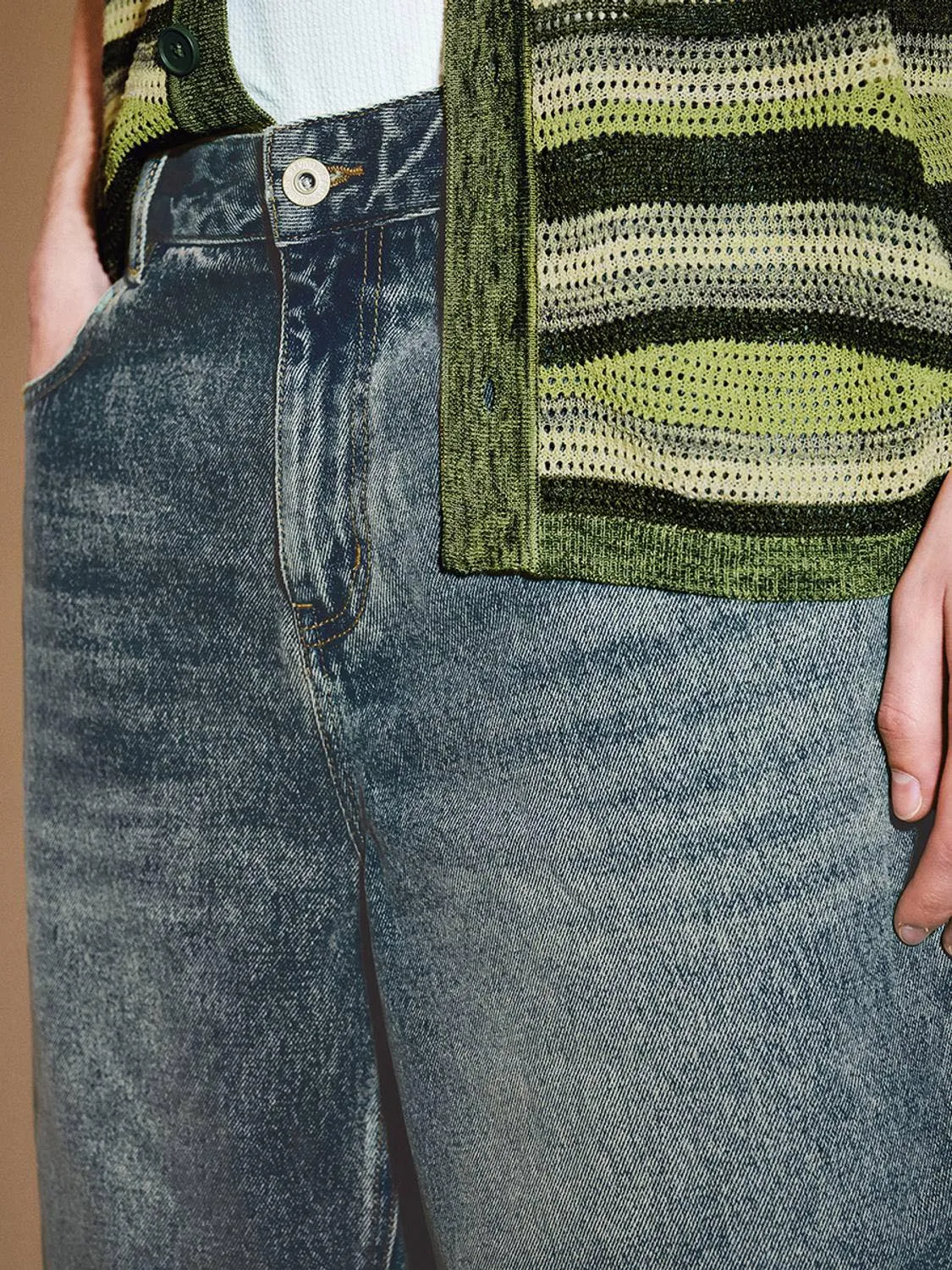 Denim Shorts sold by Urban Revivo product image thumbnail 4