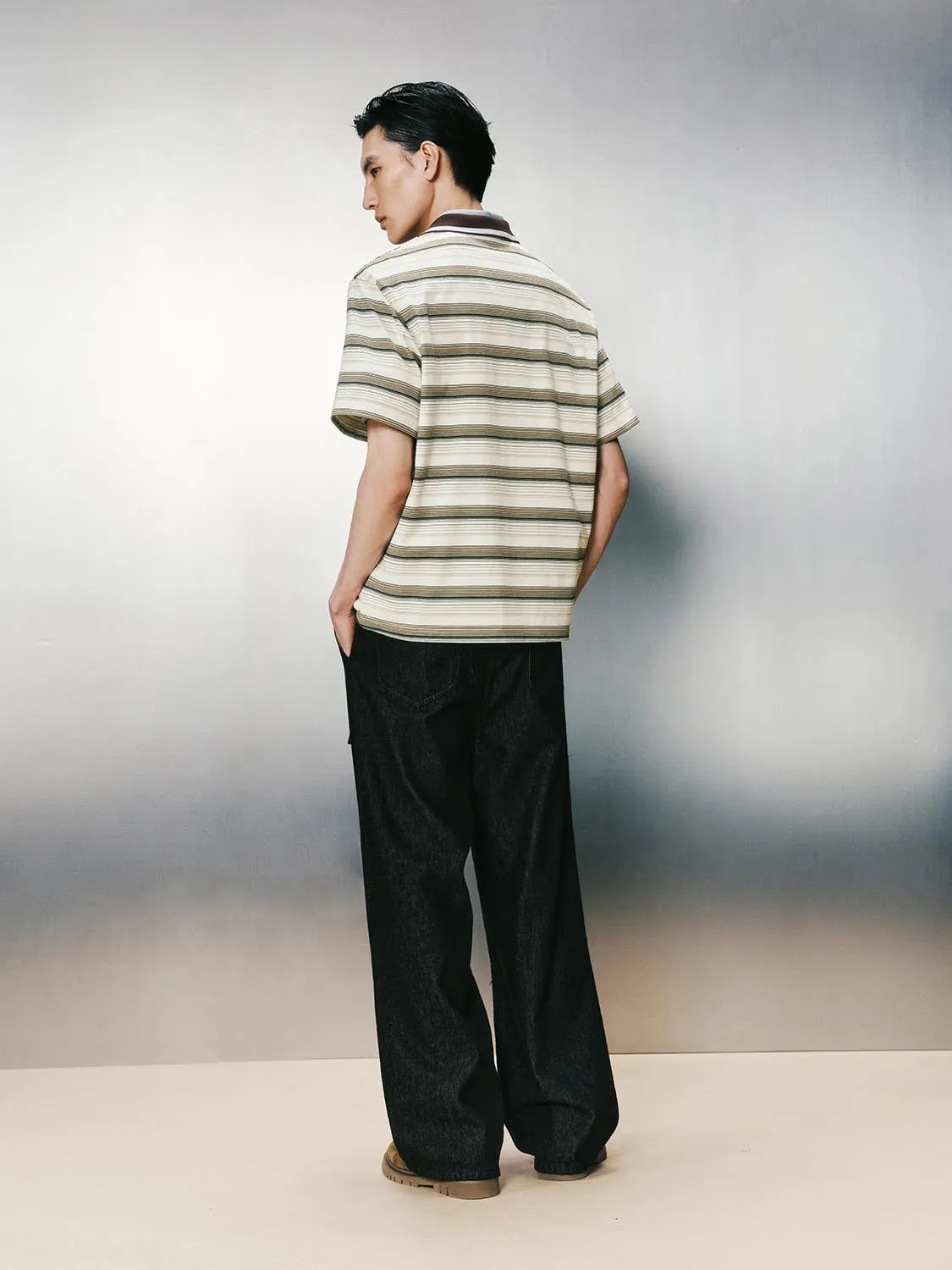 Striped Polo T-Shirts sold by Urban Revivo product image thumbnail 5