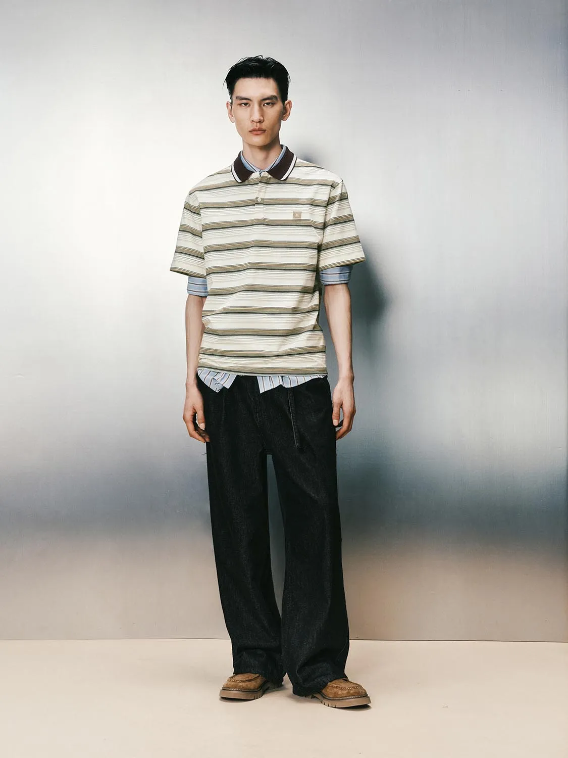 Striped Polo T-Shirts sold by Urban Revivo product image thumbnail 3