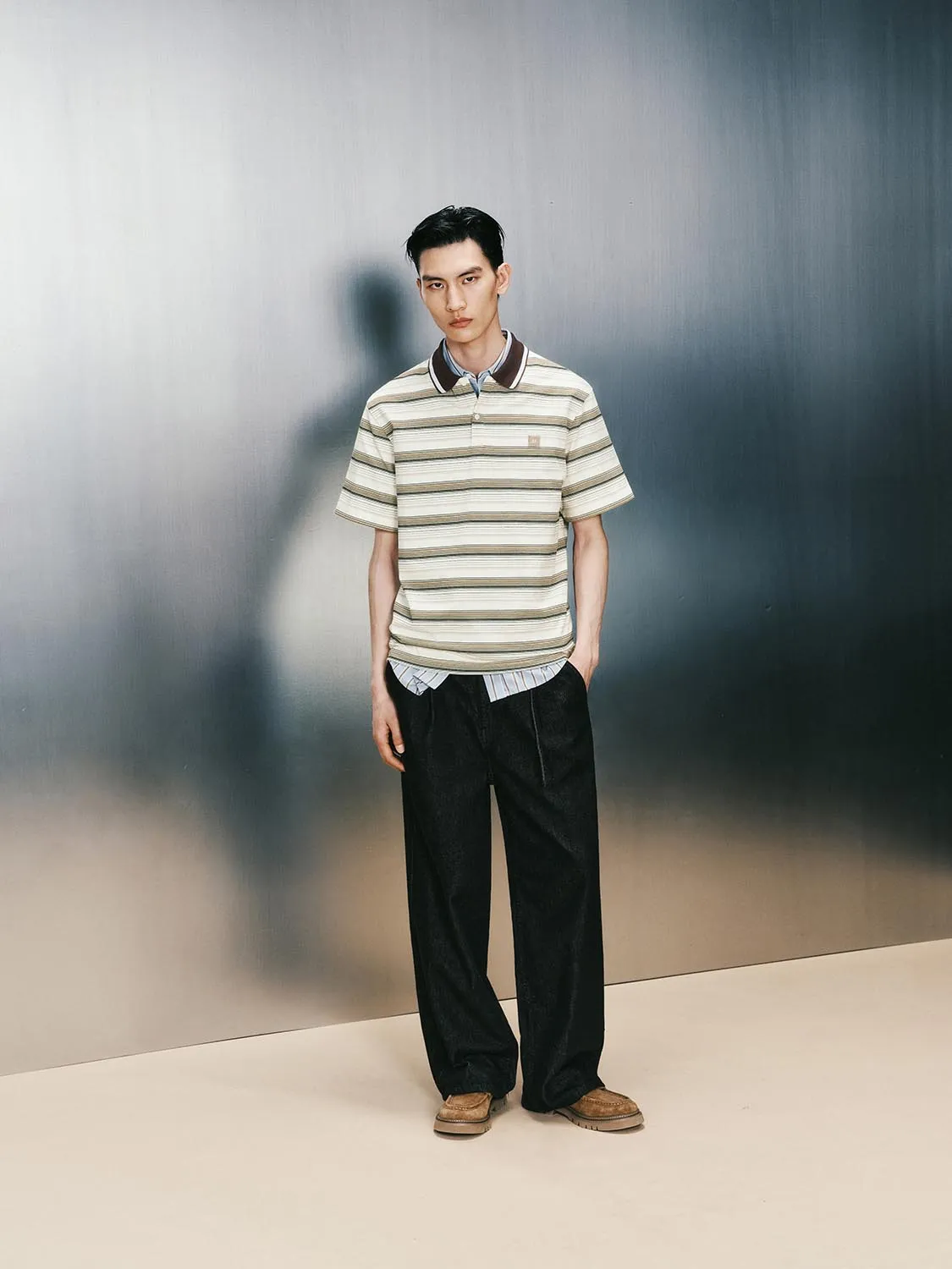 Striped Polo T-Shirts sold by Urban Revivo product image thumbnail 4