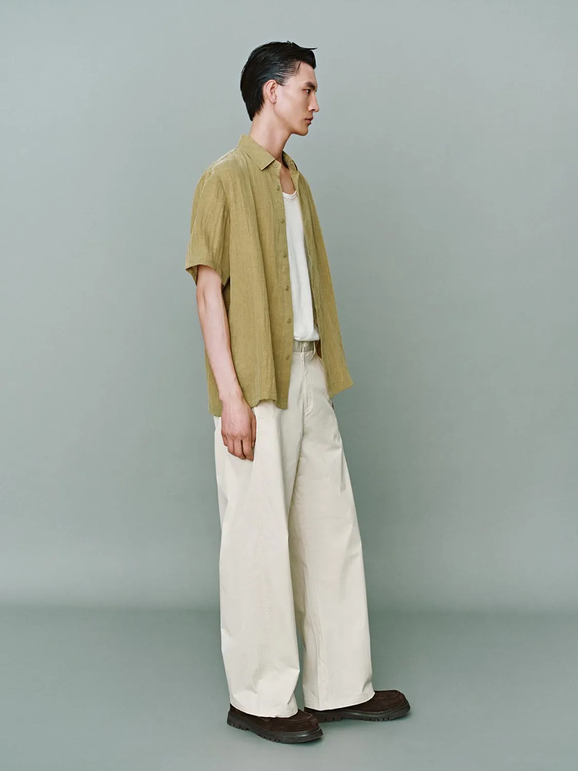 Wide-Leg Pants sold by Urban Revivo product image thumbnail 5