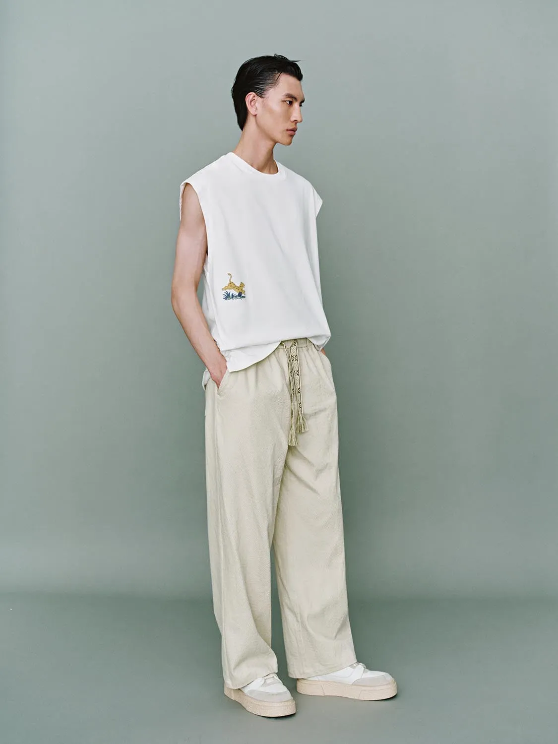Wide-Leg Pants sold by Urban Revivo product image thumbnail 5