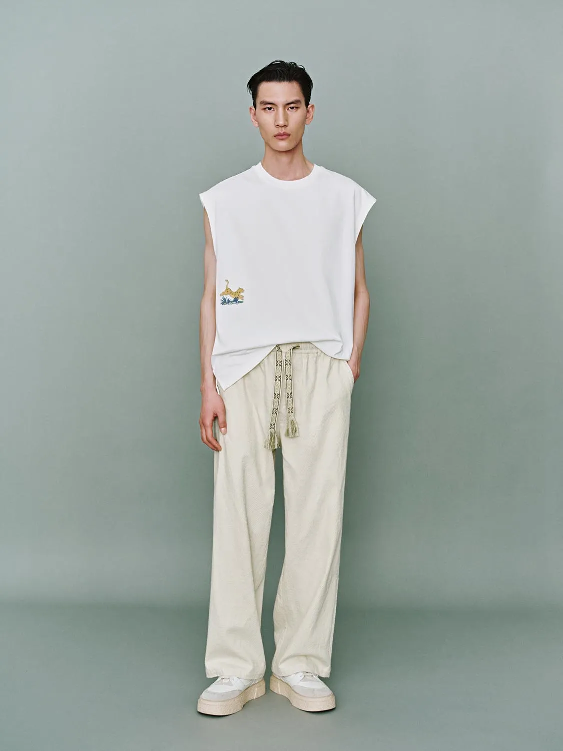 Wide-Leg Pants sold by Urban Revivo product image thumbnail 4