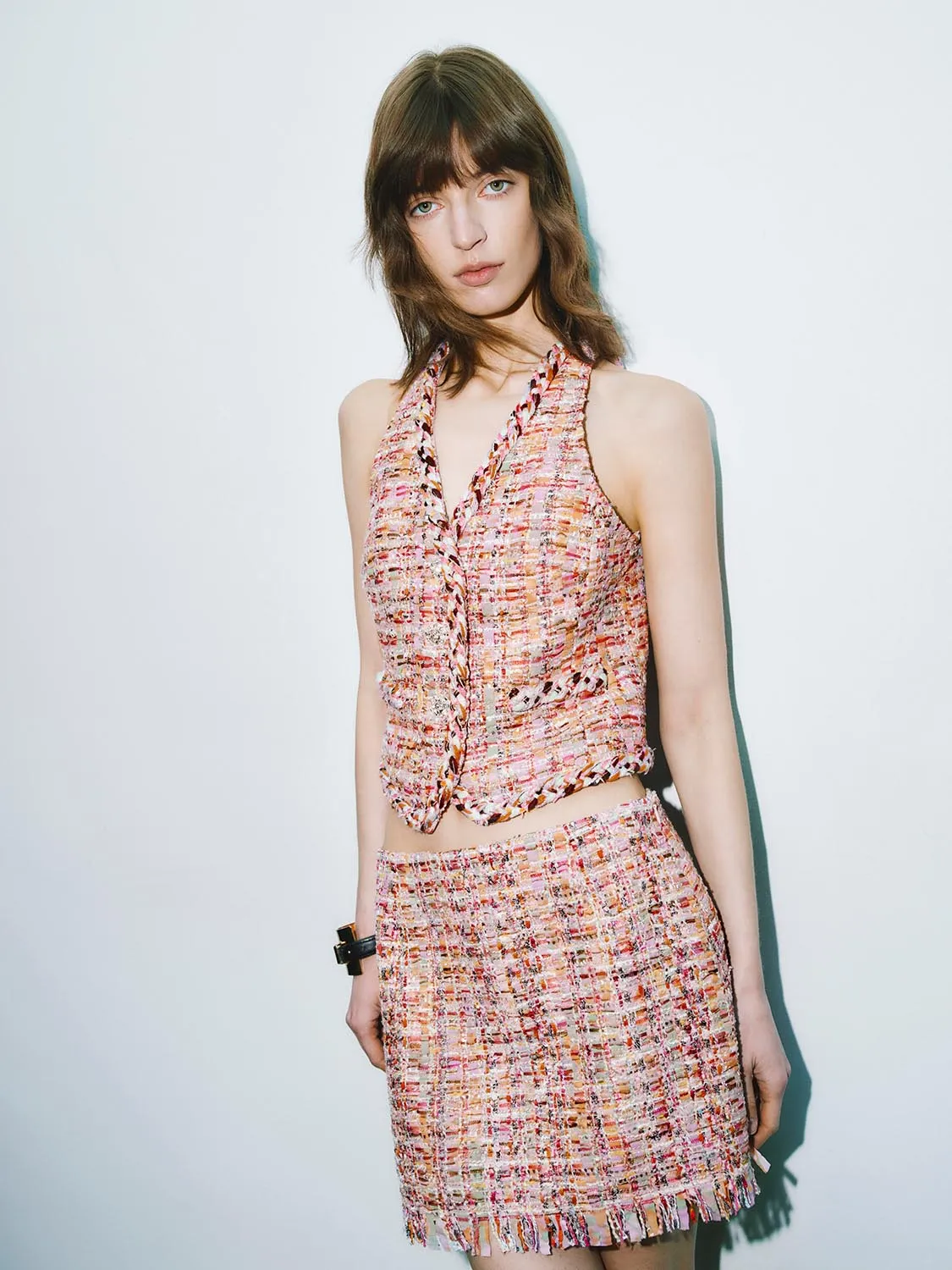 Tweed Waistcoats sold by Urban Revivo product image thumbnail 2