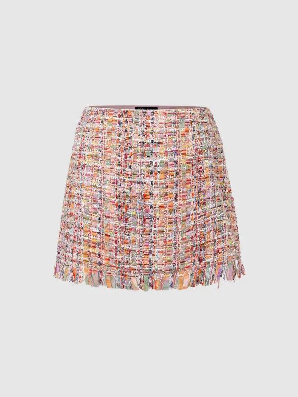 Tweed Mini Straight Skirts sold by Urban Revivo