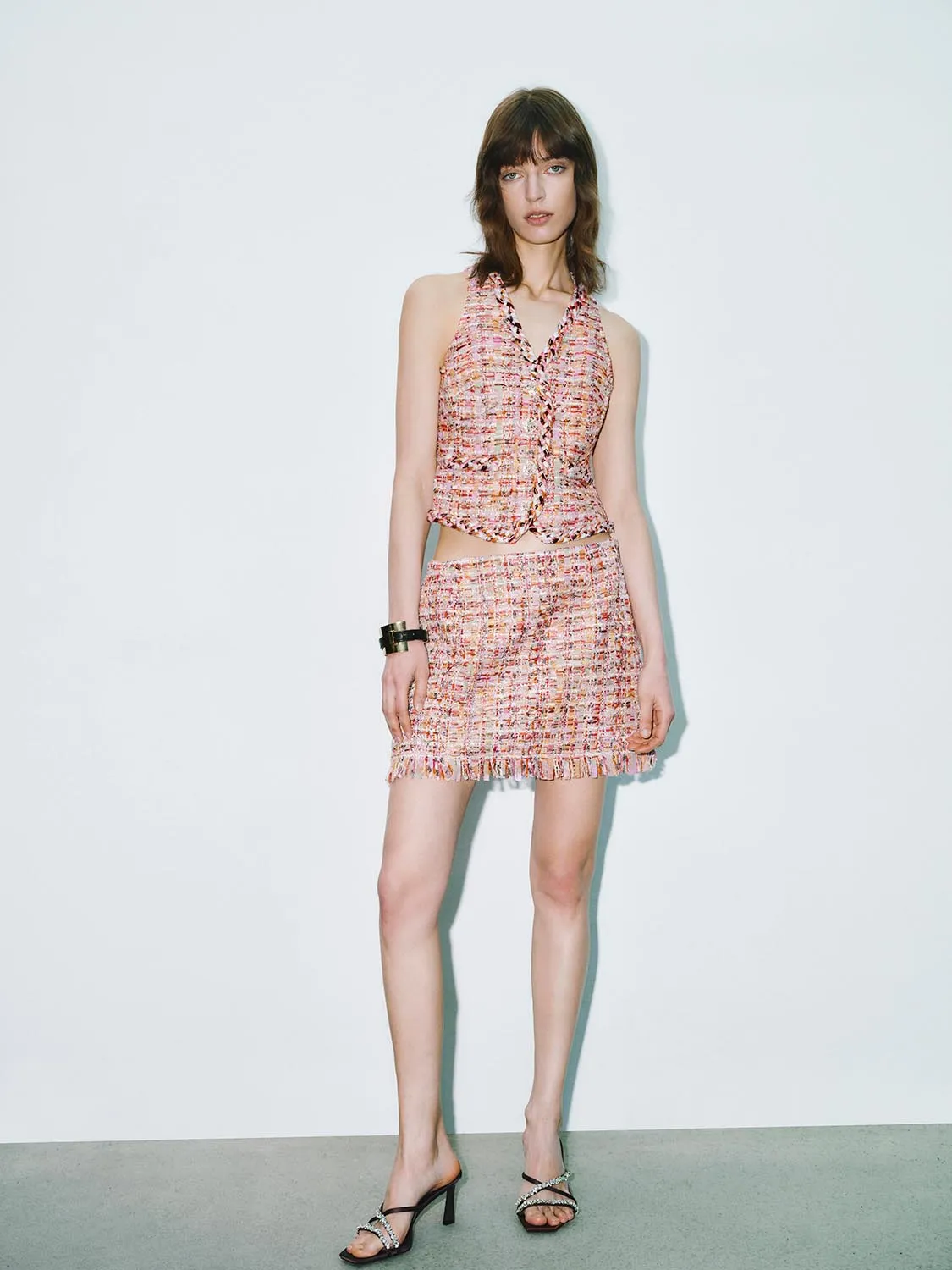 Tweed Mini Straight Skirts sold by Urban Revivo product image thumbnail 4