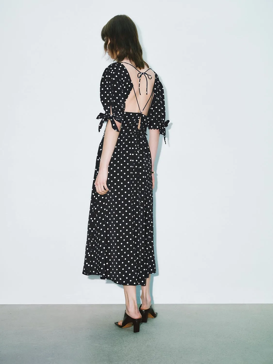 Dotted A-Line Dresses sold by Urban Revivo product image thumbnail 5