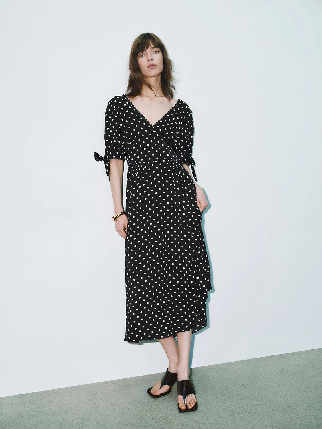 Dotted A-Line Dresses sold by Urban Revivo product image thumbnail 2