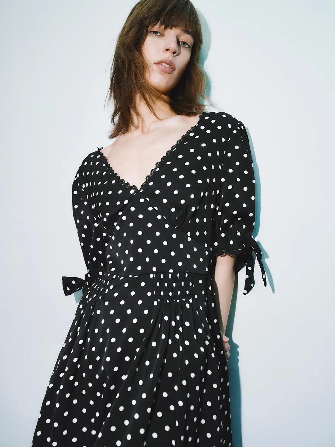 Dotted A-Line Dresses sold by Urban Revivo product image thumbnail 4