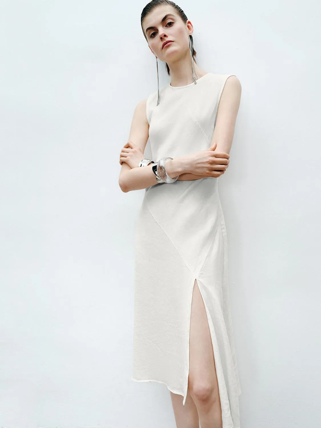 Sleeveless A-Line Dresses sold by Urban Revivo product image thumbnail 5