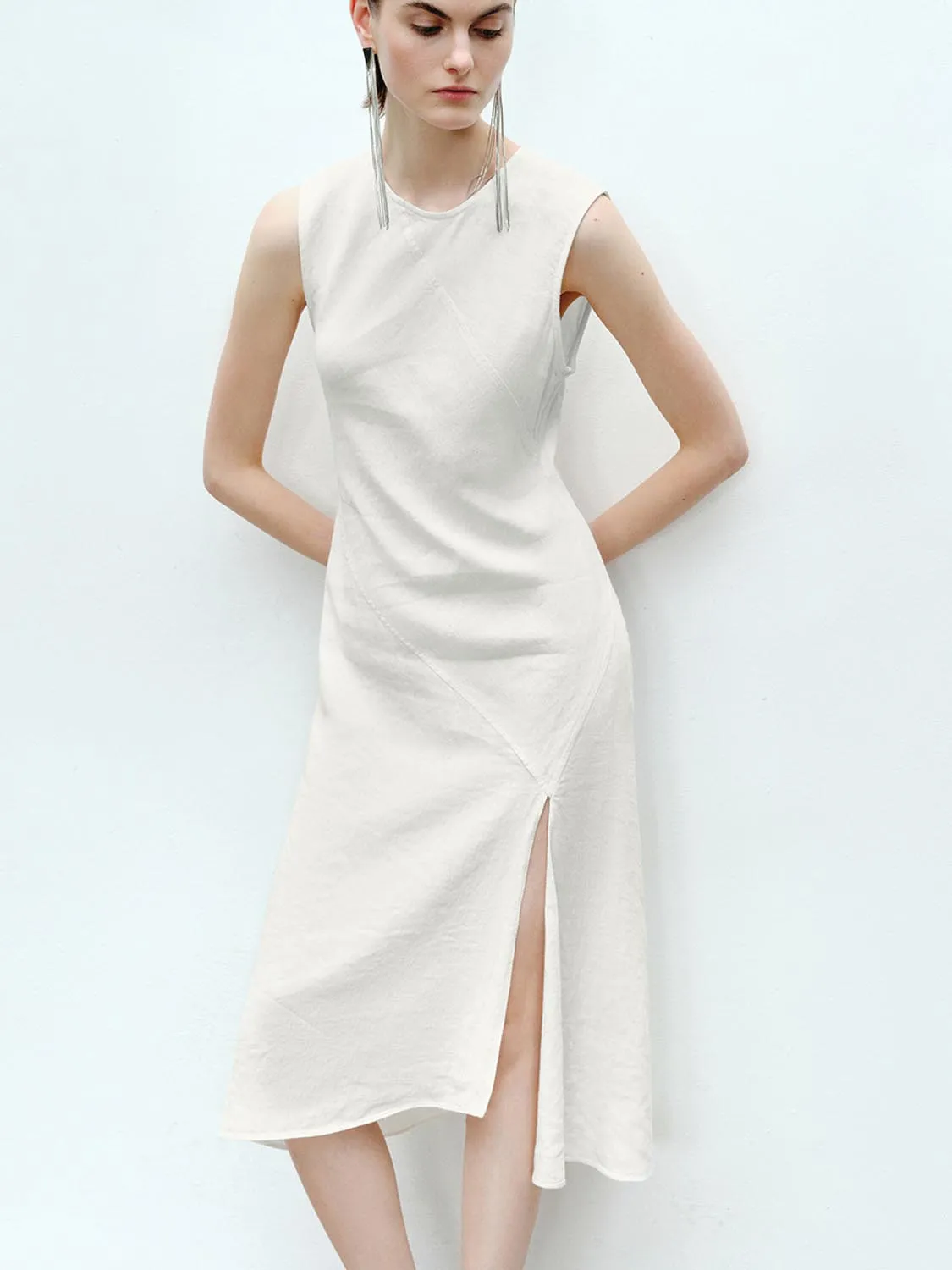 Sleeveless A-Line Dresses sold by Urban Revivo product image thumbnail 3