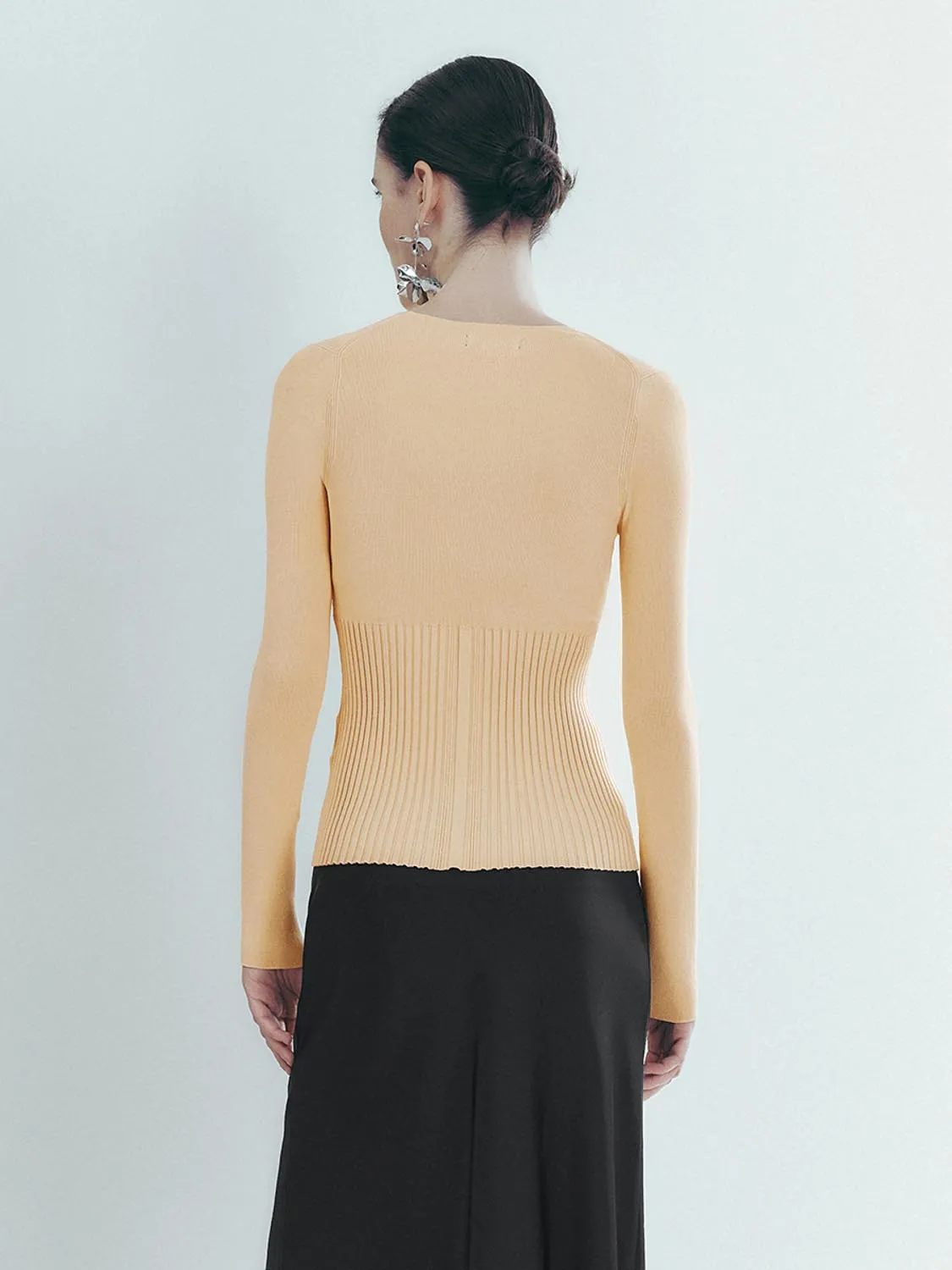 Skinny Knitted T-Shirts sold by Urban Revivo product image thumbnail 2