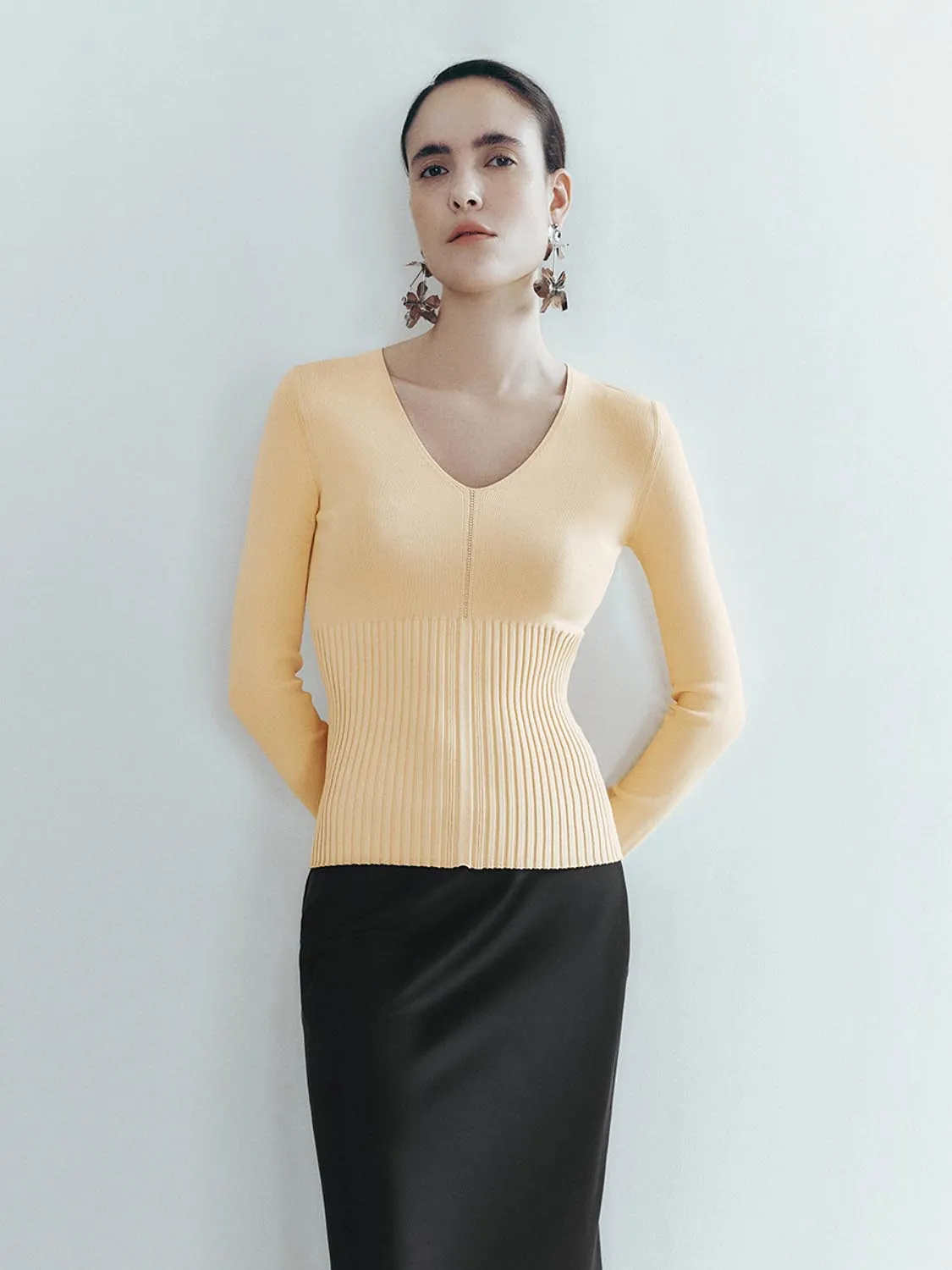 Skinny Knitted T-Shirts sold by Urban Revivo product image thumbnail 5