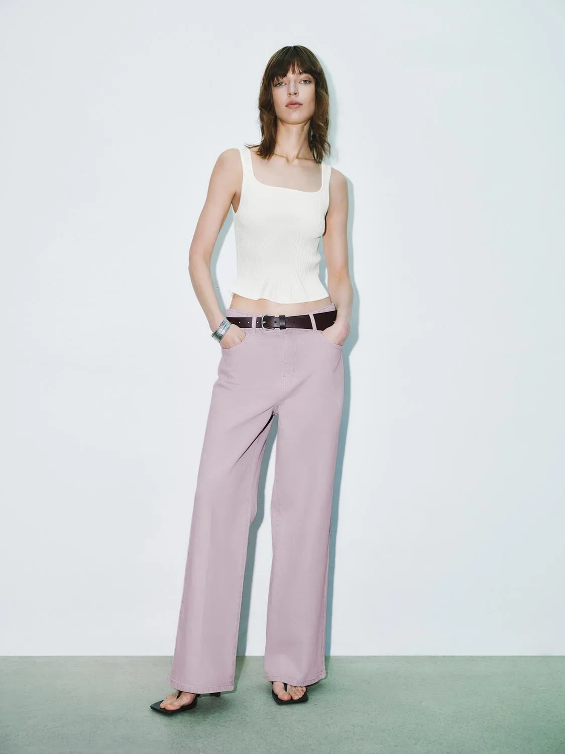 Knitted Tank Tops sold by Urban Revivo product image thumbnail 3