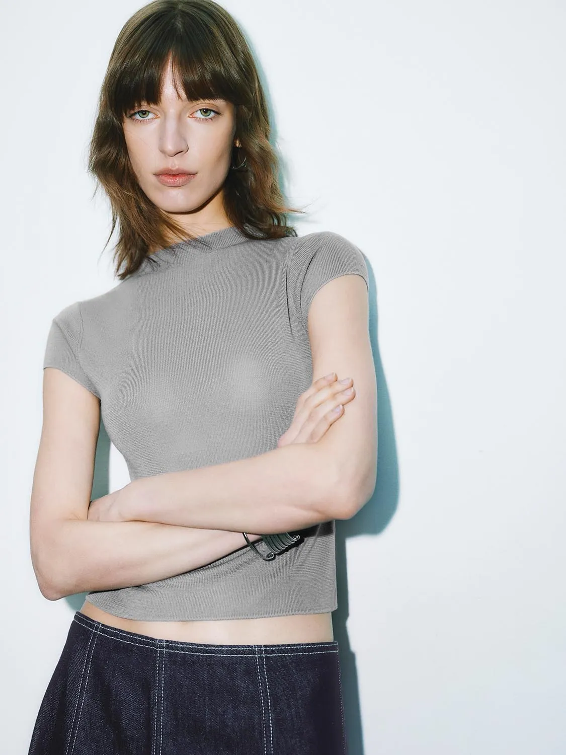 Knitted T-Shirts sold by Urban Revivo product image thumbnail 4