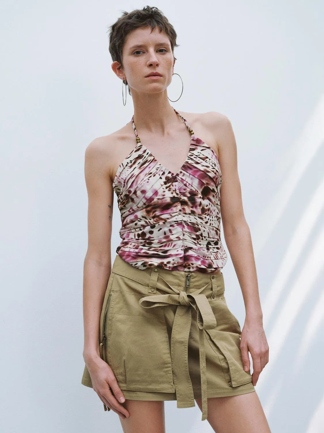 Halter Neck Cami Tops sold by Urban Revivo