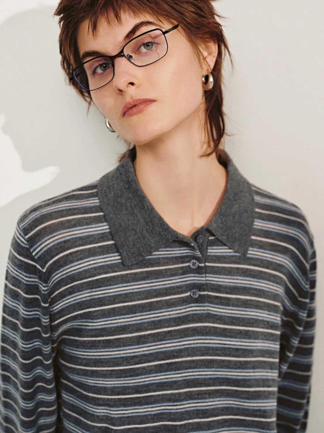 Striped Knitted T-Shirts sold by Urban Revivo product image thumbnail 5