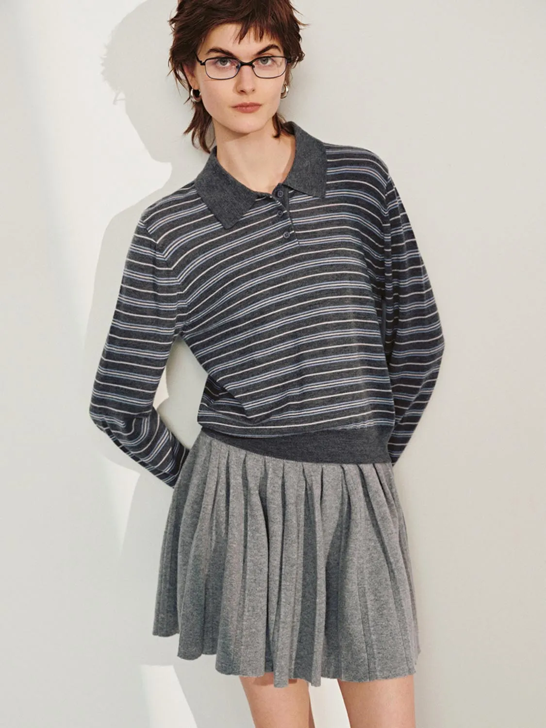 Striped Knitted T-Shirts sold by Urban Revivo