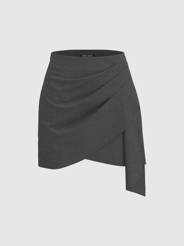 Crossover Mini A-Line Skirts sold by Urban Revivo