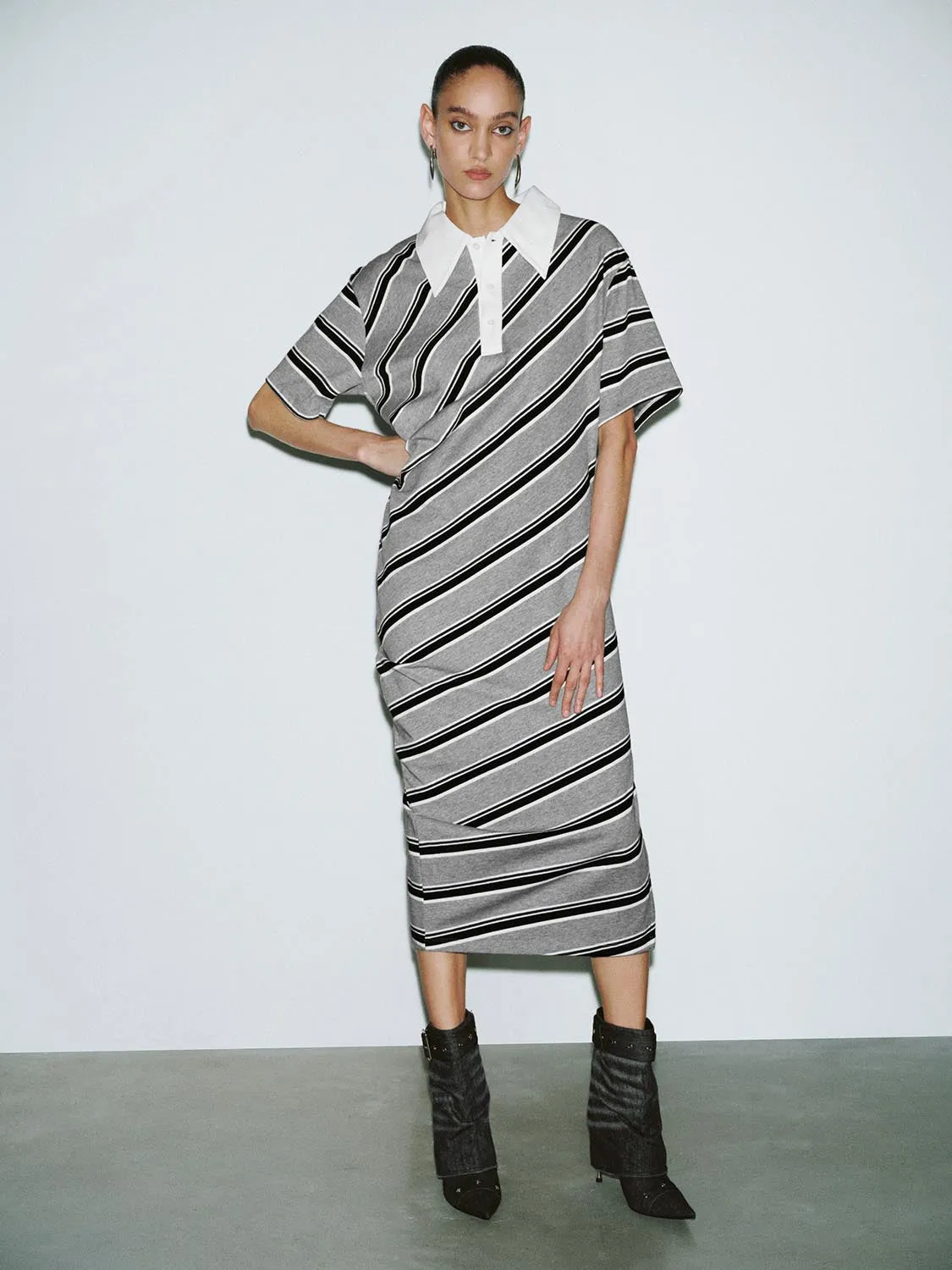 Striped Straight Dresses sold by Urban Revivo