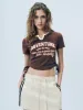 Drawstring Short Sleeve T-Shirts sold by Urban Revivo