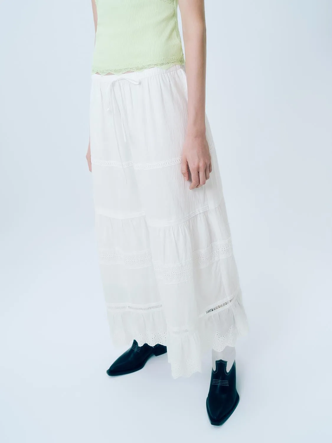 Lace A-Line Skirts sold by Urban Revivo product image thumbnail 3