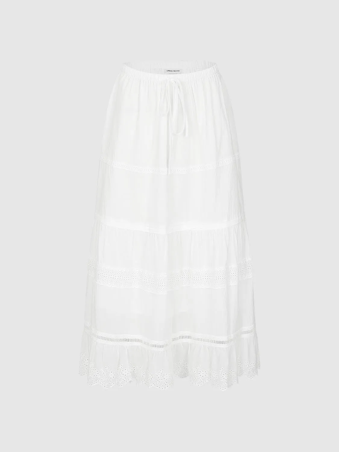 Lace A-Line Skirts sold by Urban Revivo