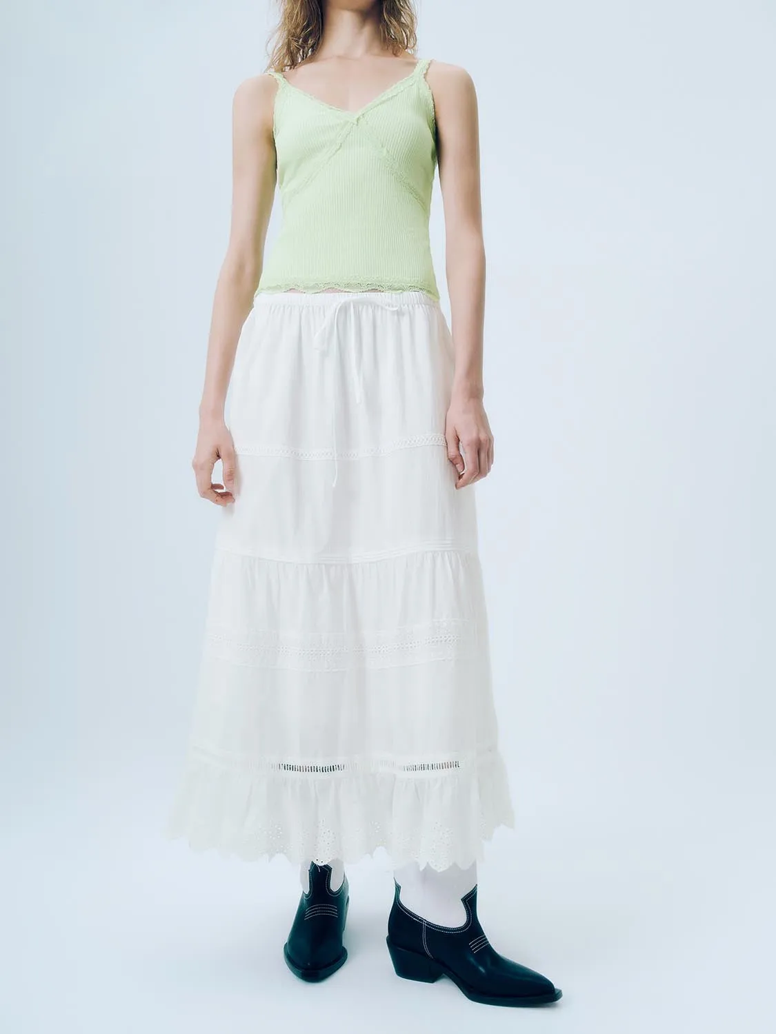 Lace A-Line Skirts sold by Urban Revivo product image thumbnail 2
