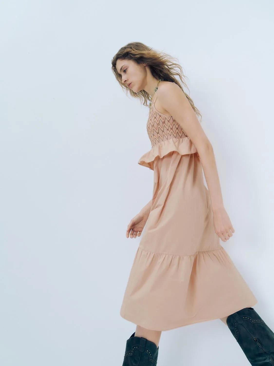 Ruffle Hem A-Line Dresses sold by Urban Revivo product image thumbnail 5