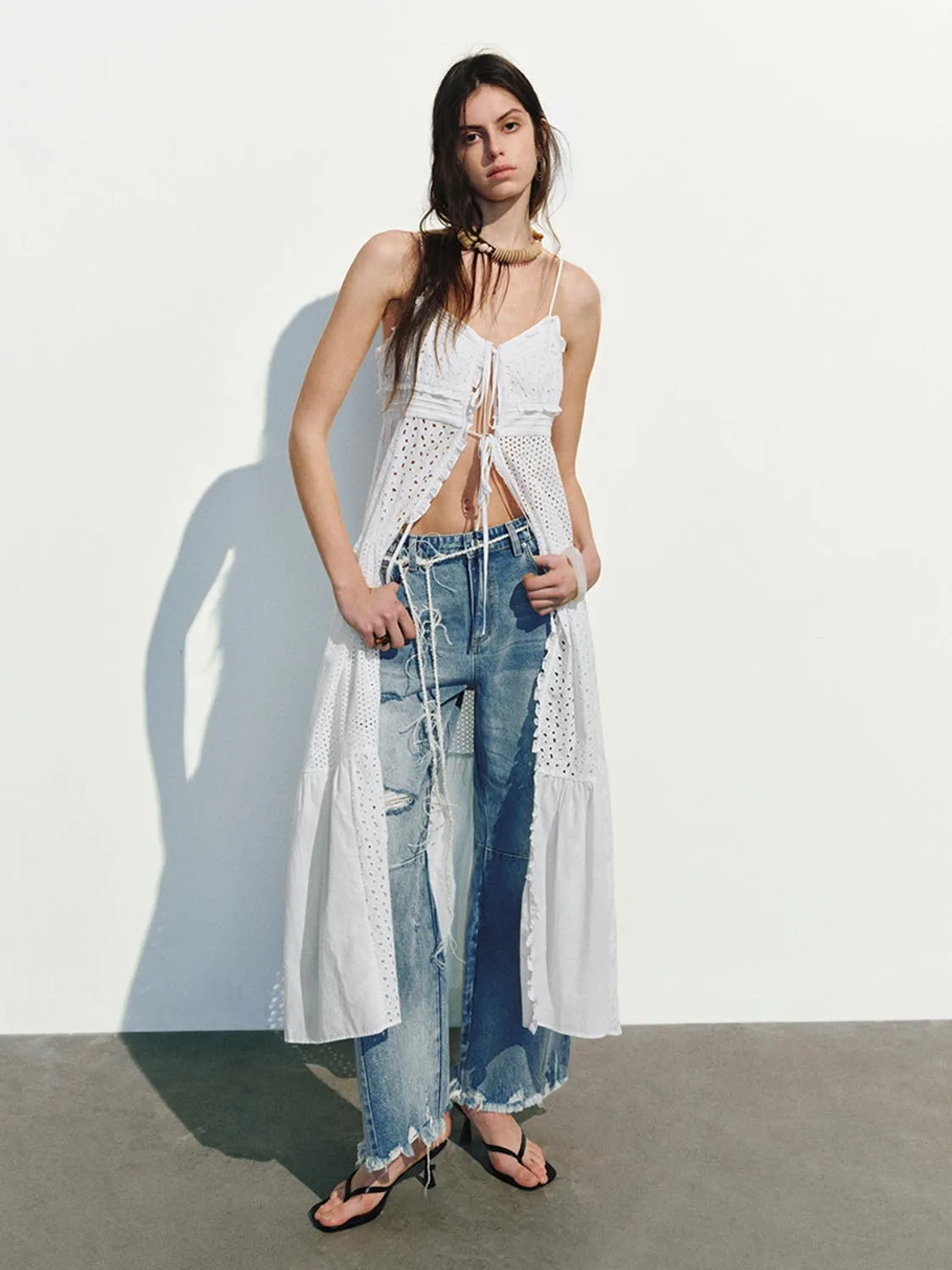 Ripped Denim Jeans sold by Urban Revivo product image thumbnail 5