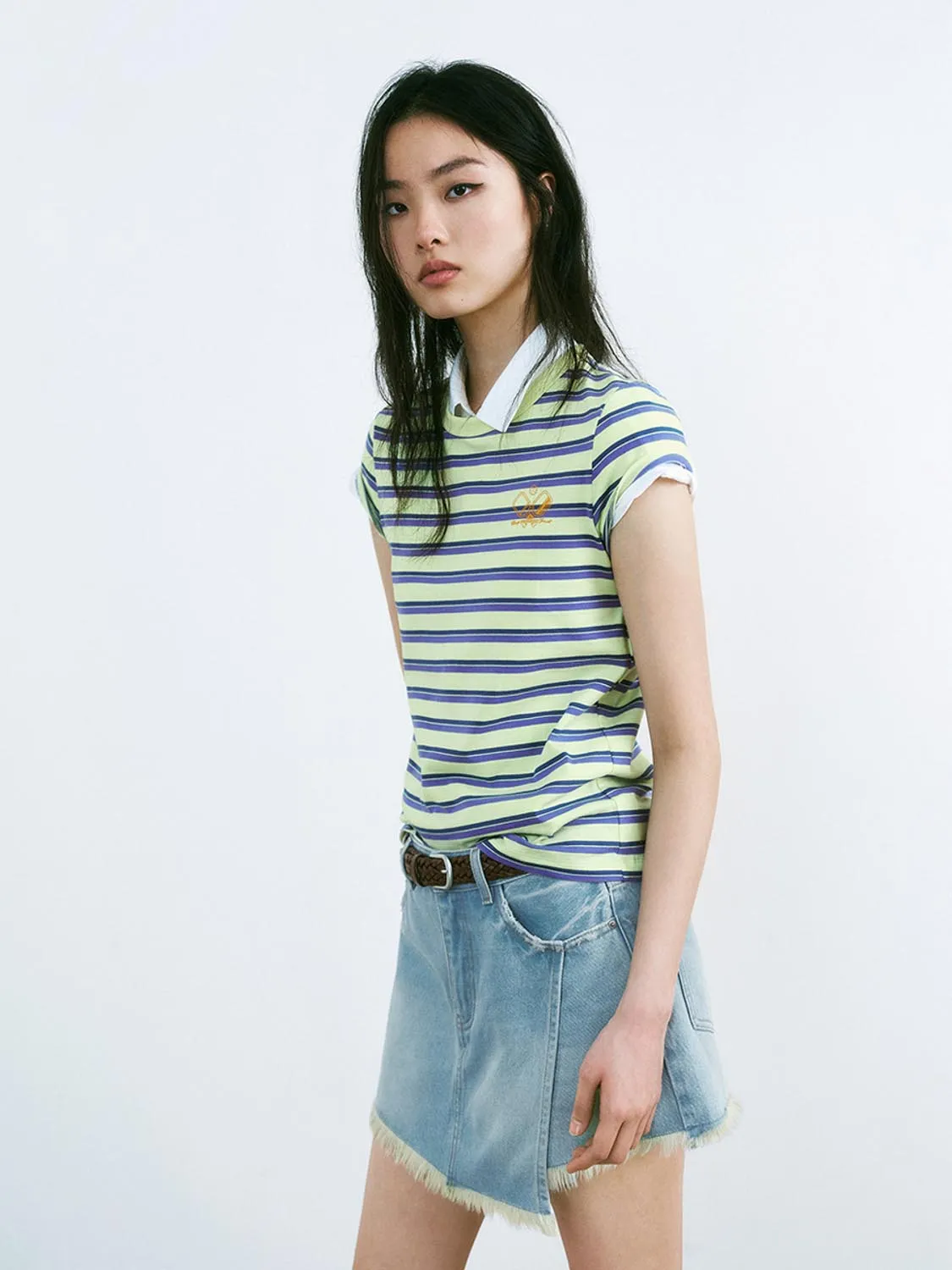 Striped Short Sleeve T-Shirts sold by Urban Revivo product image thumbnail 5
