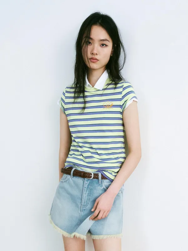 Striped Short Sleeve T-Shirts sold by Urban Revivo