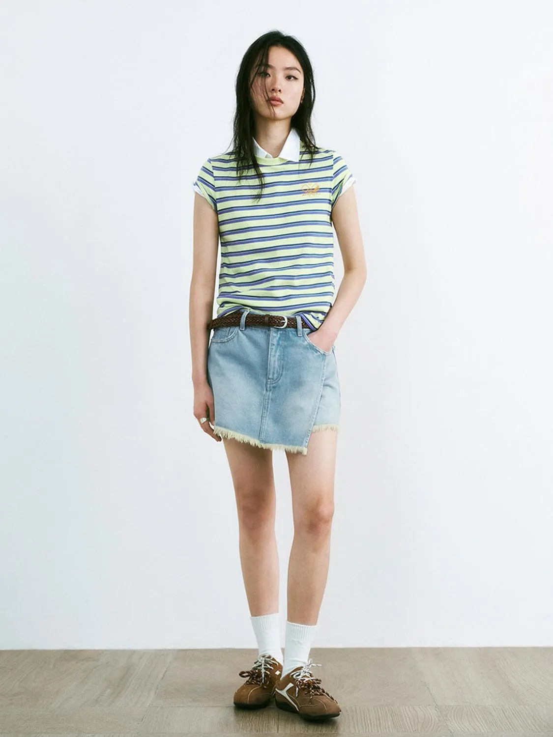 Striped Short Sleeve T-Shirts sold by Urban Revivo product image thumbnail 4