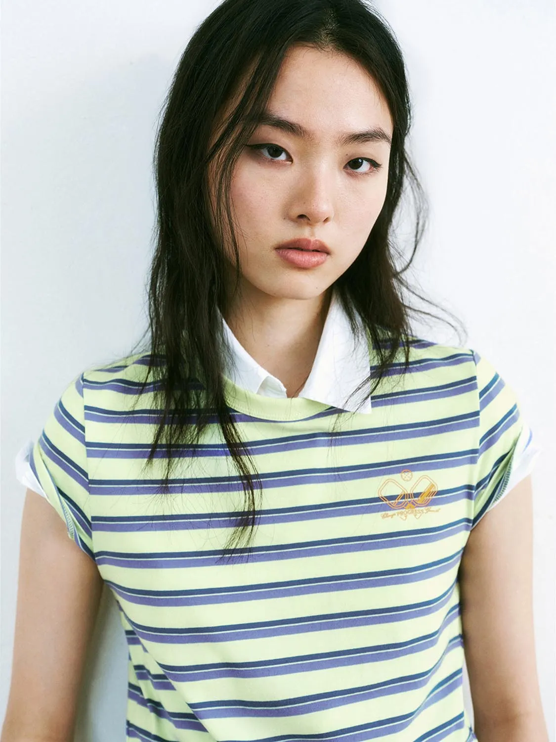 Striped Short Sleeve T-Shirts sold by Urban Revivo product image thumbnail 3