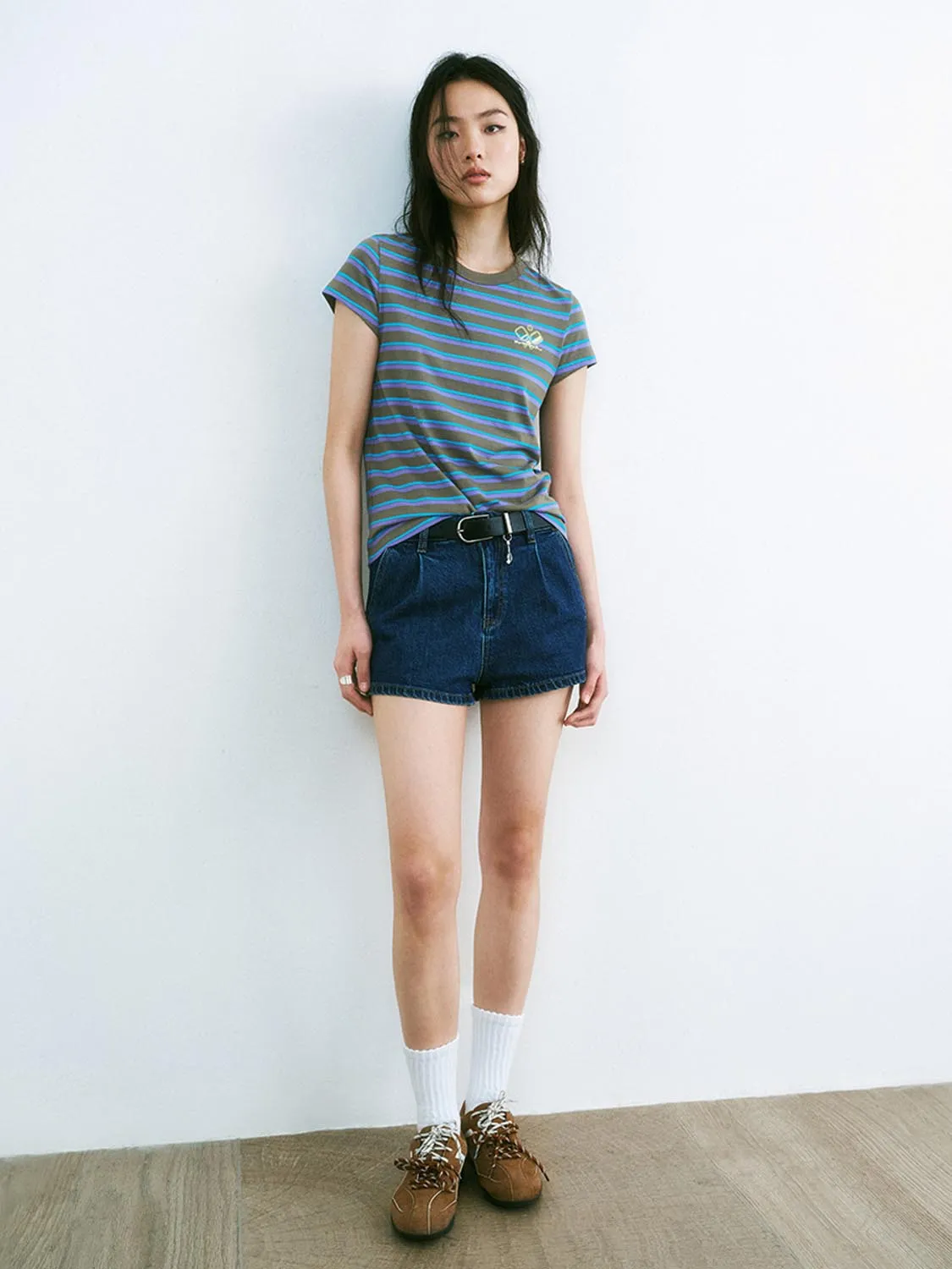 Striped Short Sleeve T-Shirts sold by Urban Revivo product image thumbnail 4