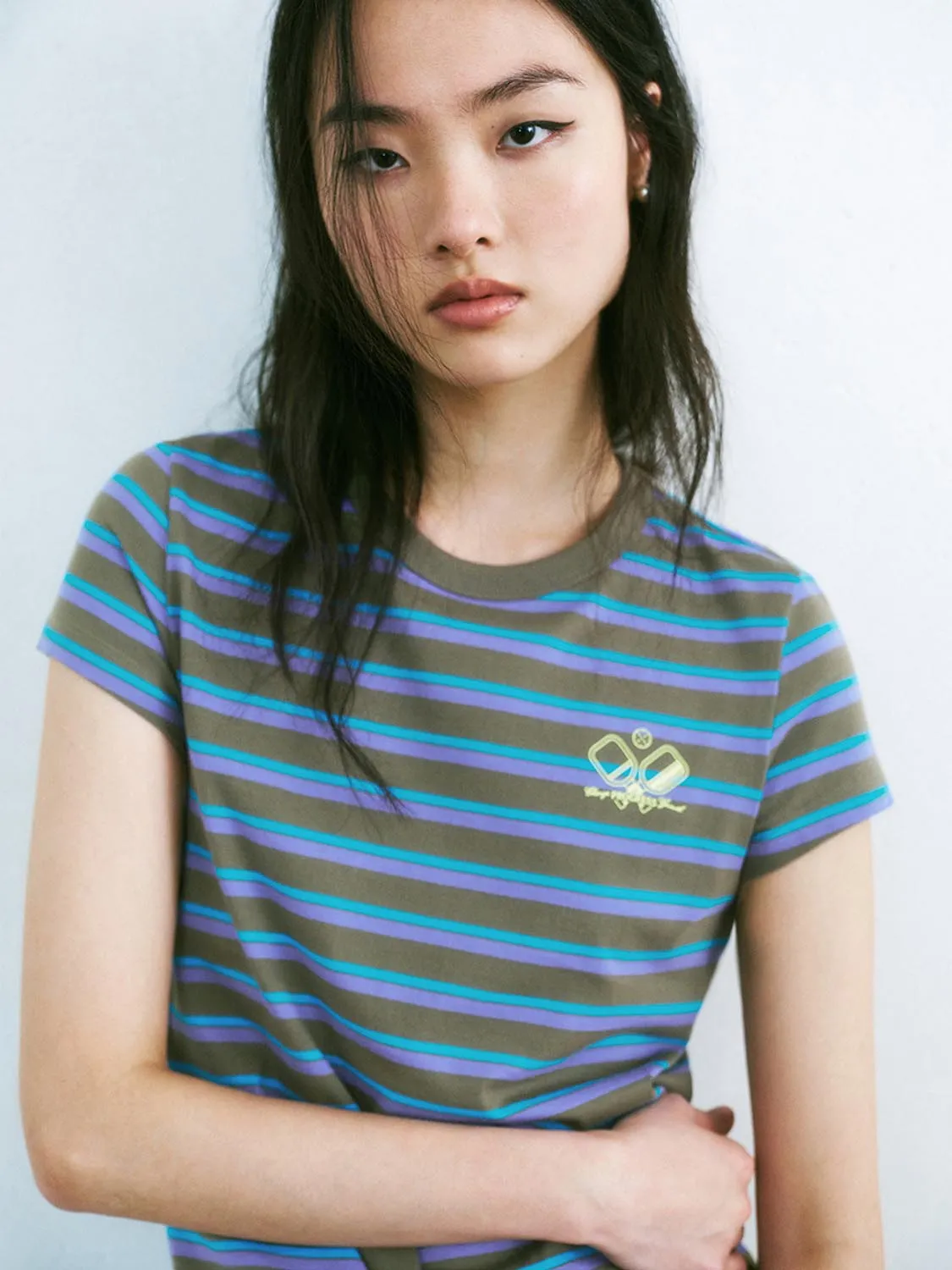 Striped Short Sleeve T-Shirts sold by Urban Revivo product image thumbnail 3