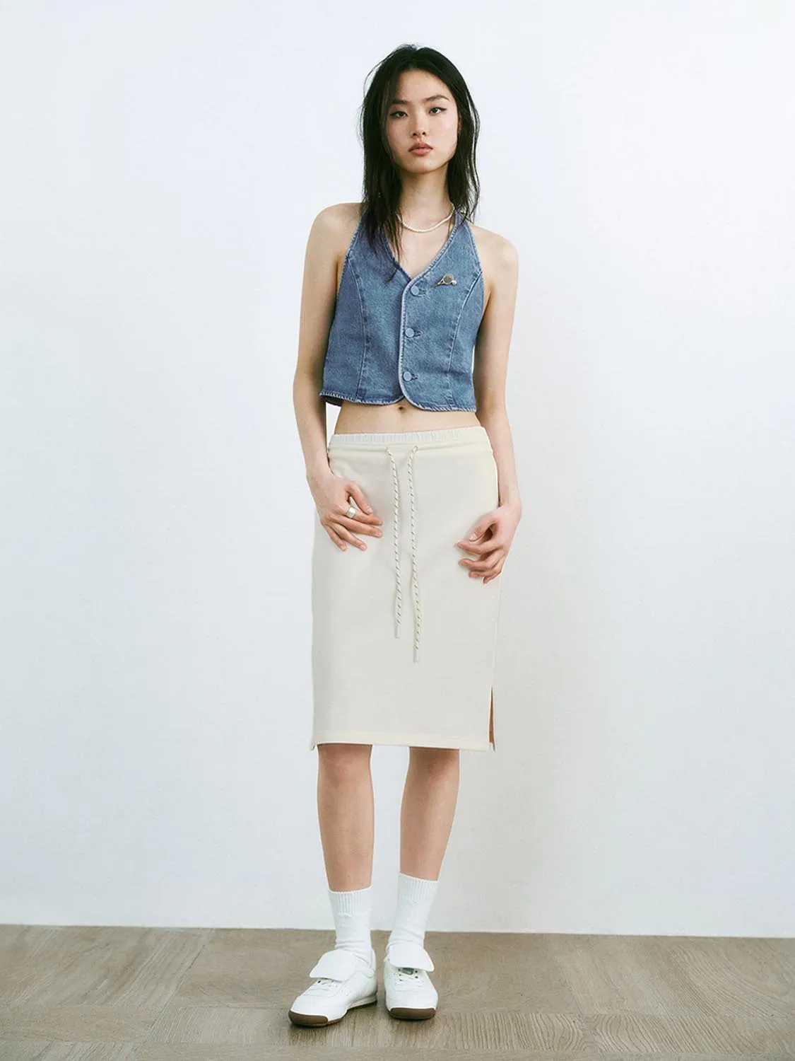 Drawstring Straight Skirts sold by Urban Revivo product image thumbnail 5