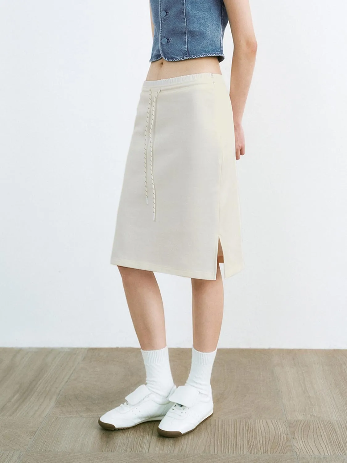 Drawstring Straight Skirts sold by Urban Revivo product image thumbnail 2