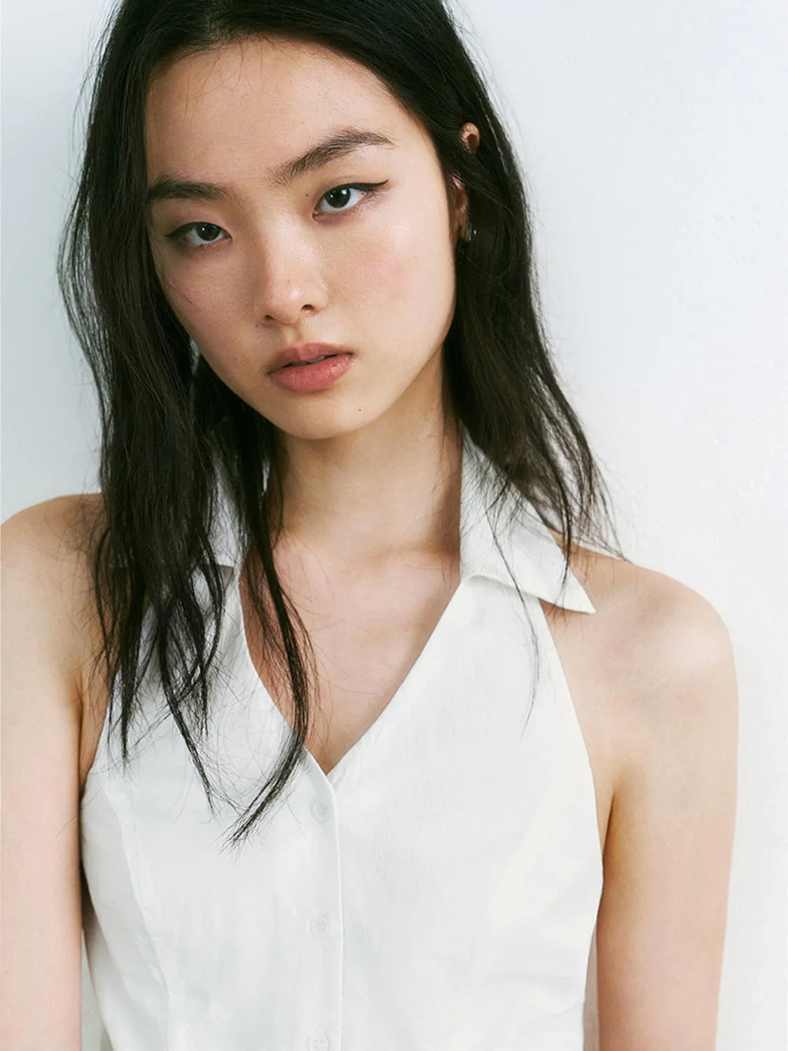 Sleeveless Lapel A-Line Dresses sold by Urban Revivo product image thumbnail 3