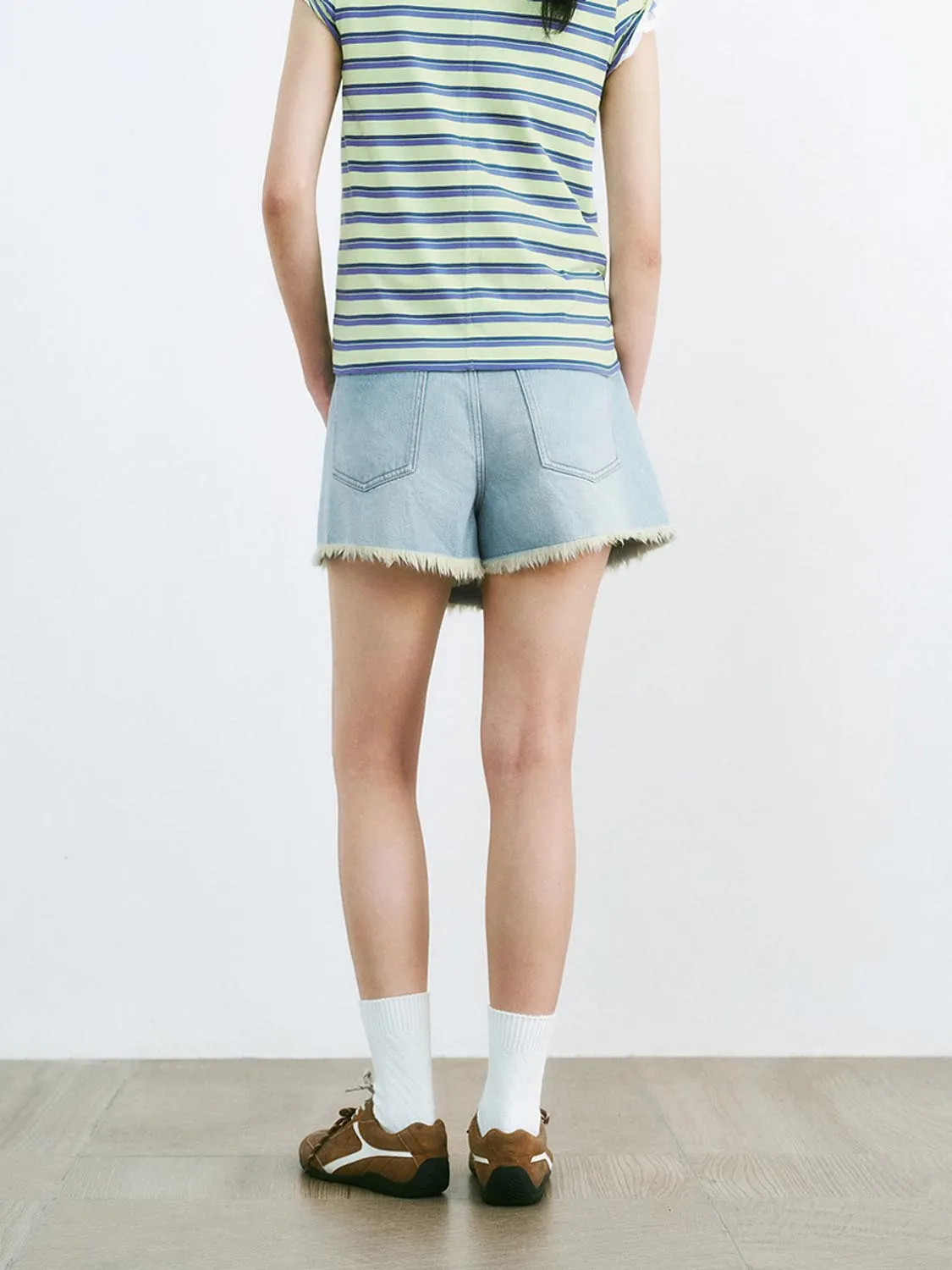 Urban Denim Shorts sold by Urban Revivo product image thumbnail 3
