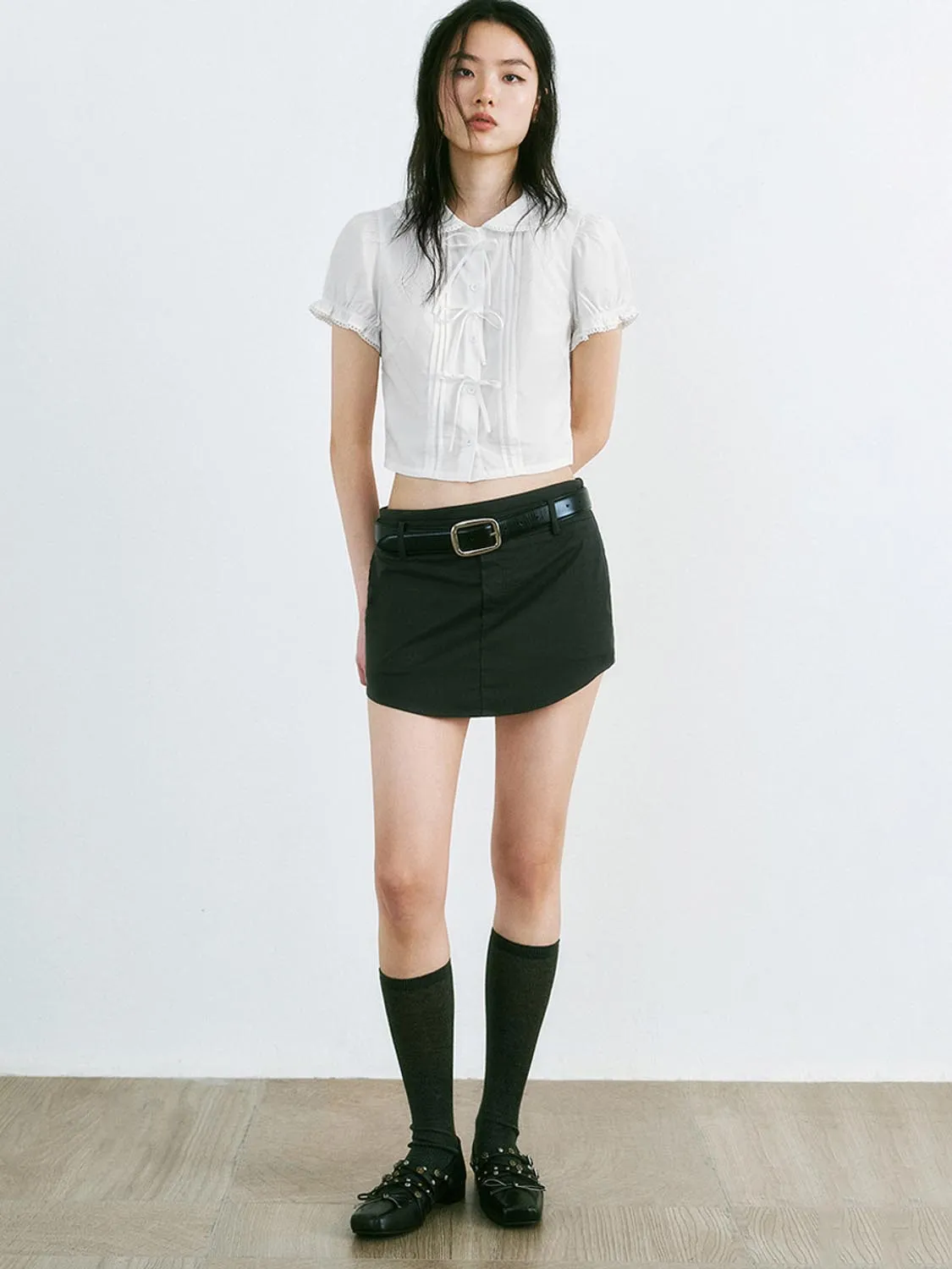 Peter Pan Collar Shirts sold by Urban Revivo product image thumbnail 4